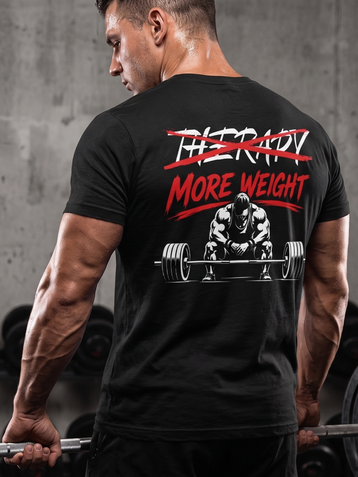 Barbell Therapy Men's Fitness Tee