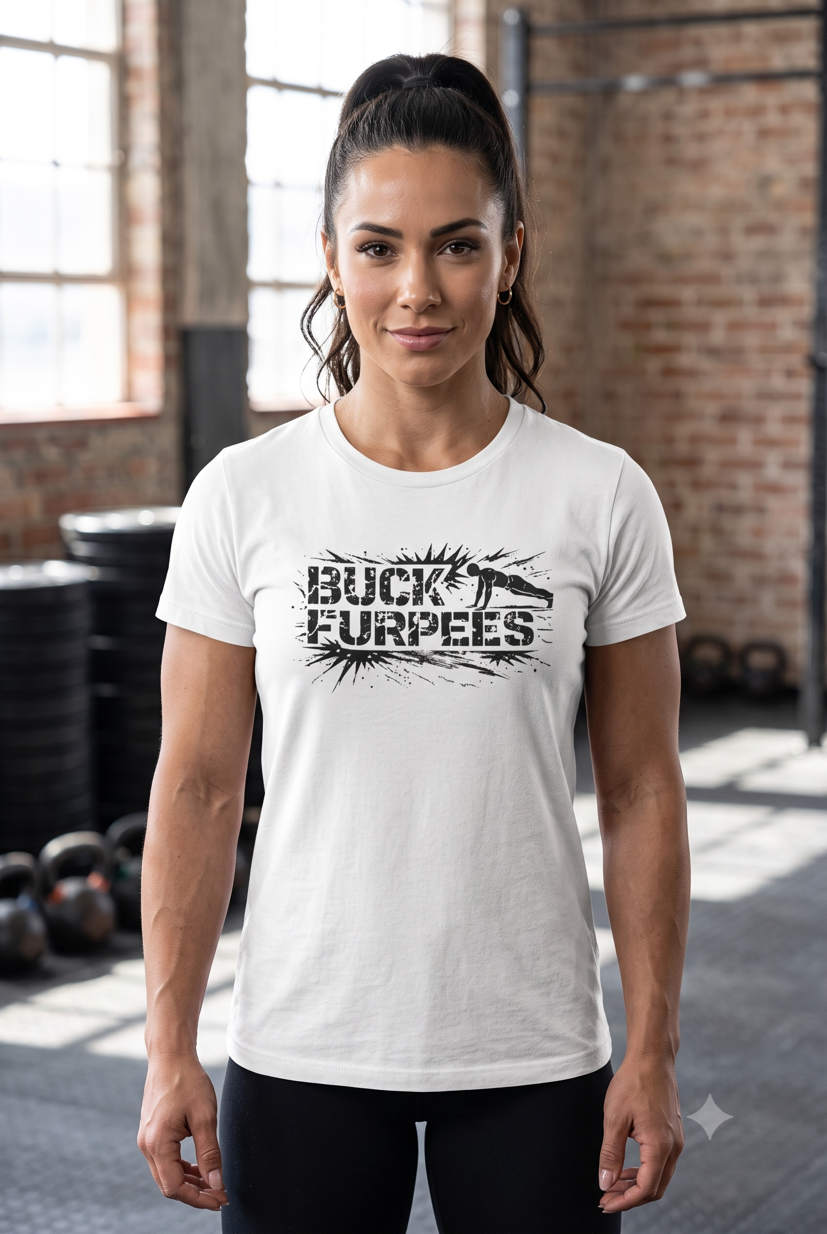 Buck Furpees Women's Fitness Tee