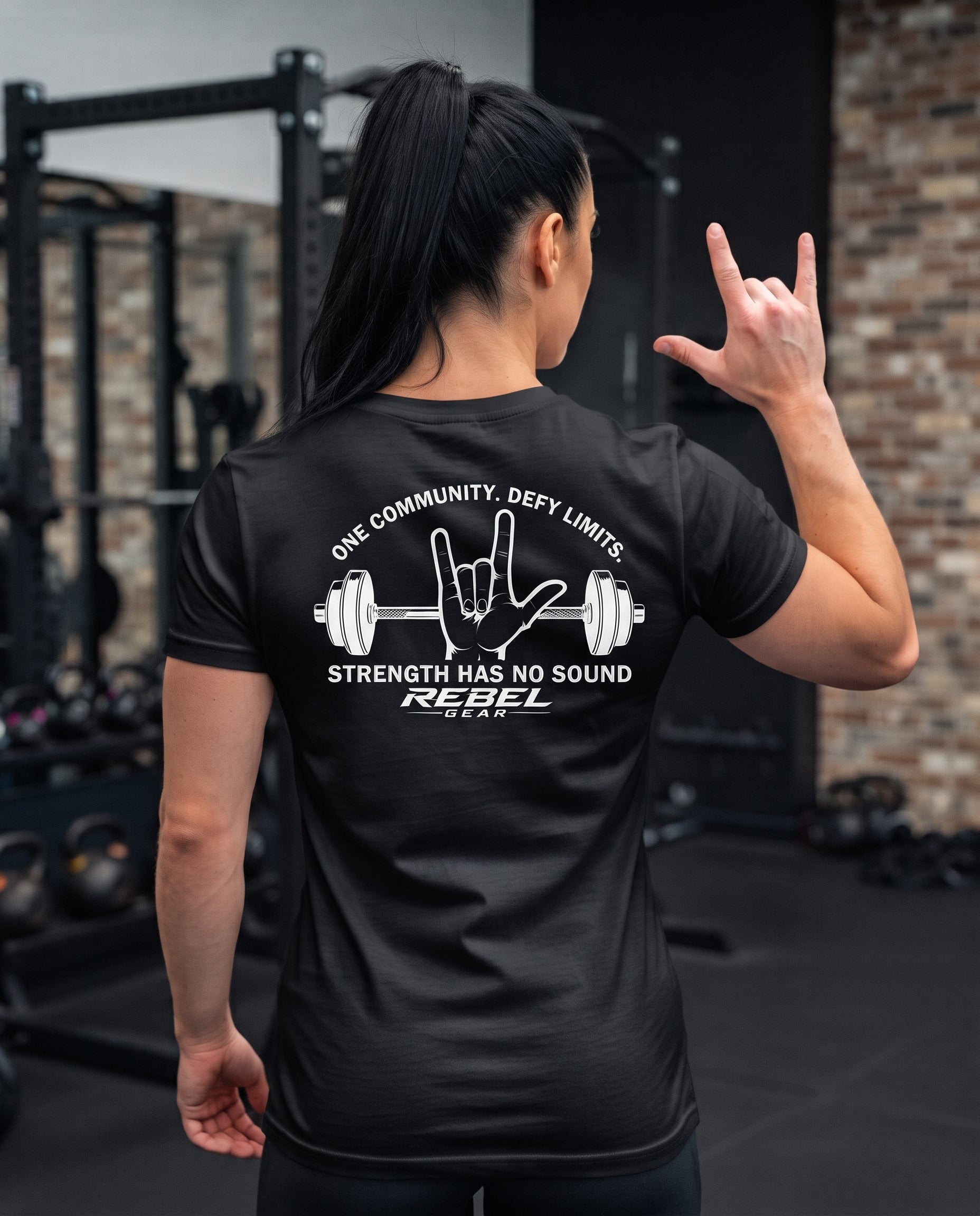 One Community ASL Fitness Tee